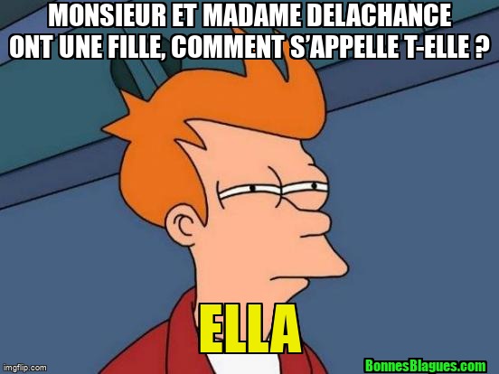 Monsieur et Madame Delachance ont une fille, comment s’appelle t-elle ? Ella