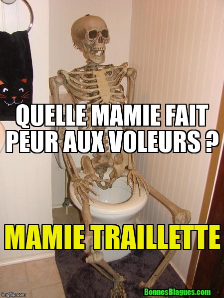 Quelle mamie fait peur aux voleurs ? Mamie Traillette